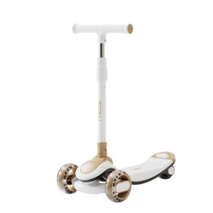 Trotineta premium Scooter SCKU pentru copii 3-10 ani, CREM